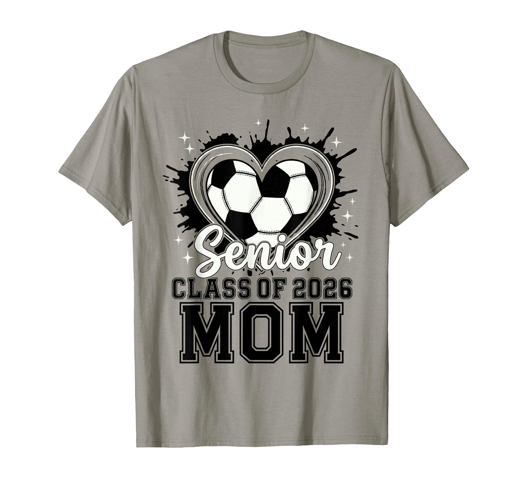 Senior Mom Class 2026 Soccer Drip Melt T-Shirt - Unique Graphic Men Women - T-Shirt, Sweatshirt, Hoodie