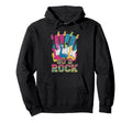 80S Rock 80S Party Rock Band Guitar Hoodie - Unique Graphic Unisex - T-Shirt, Sweatshirt, Hoodie