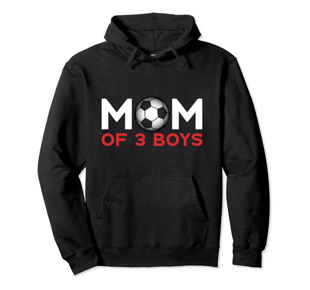 Mom 3 Soccer Mothers Day Hoodie - Aesthetic Graphic Men Women - T-Shirt, Sweatshirt, Hoodie