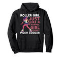 Roller Skating Skate 1970S Roller Just Hoodie - Aesthetic Graphic Men Women - T-Shirt, Sweatshirt, Hoodie