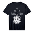 My Nieces Biggest Fan Soccer Football T-Shirt - Streetwear Style Unisex - T-Shirt, Sweatshirt, Hoodie