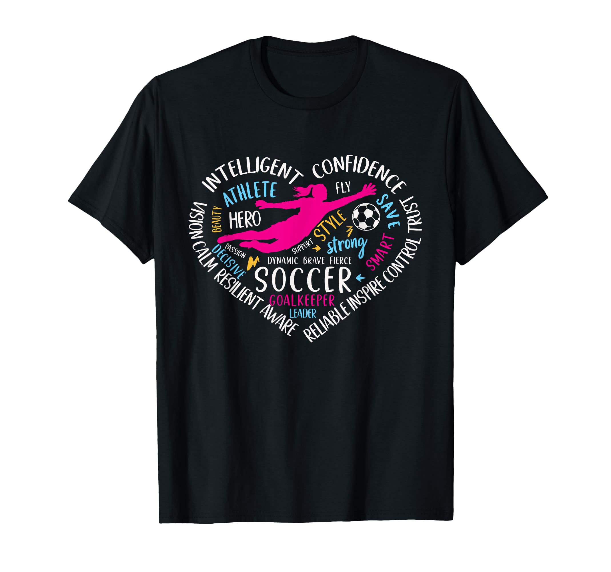Soccer Goalkeeper Heart Love Goalie Teens T-Shirt - Streetwear Style Unisex - T-Shirt, Sweatshirt, Hoodie