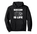 Soccer Player Sports Lover Soccer Hoodie - Minimalist Print Men Women - T-Shirt, Sweatshirt, Hoodie