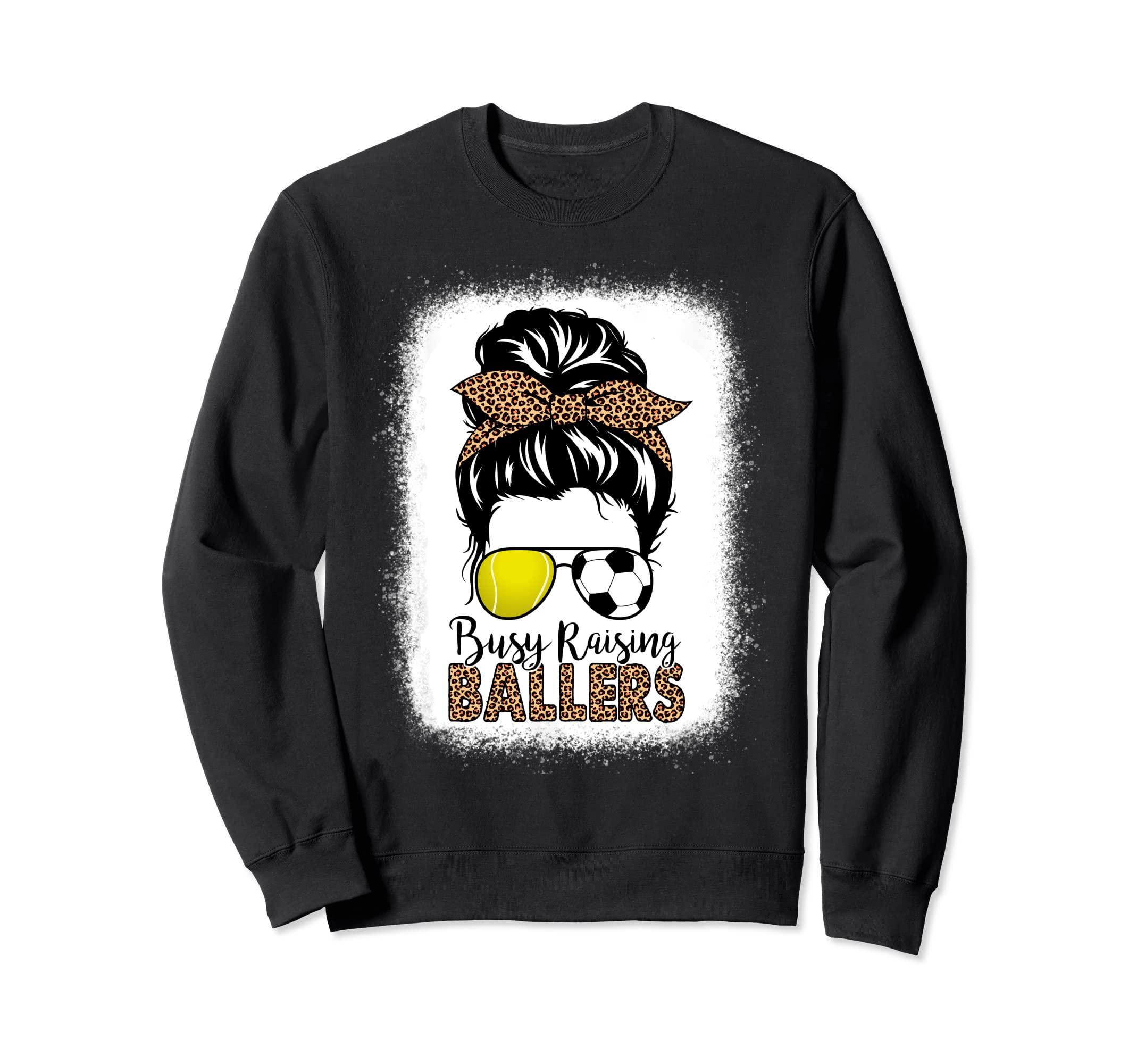 Busy Raising Ballers Soccer And Sweatshirt - Minimalist Print for Adults - T-Shirt, Sweatshirt, Hoodie