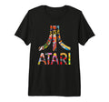 Atari Colorful Logo Collage Video Game Tri T-Shirt - Unique Graphic Unisex - T-Shirt, Sweatshirt, Hoodie