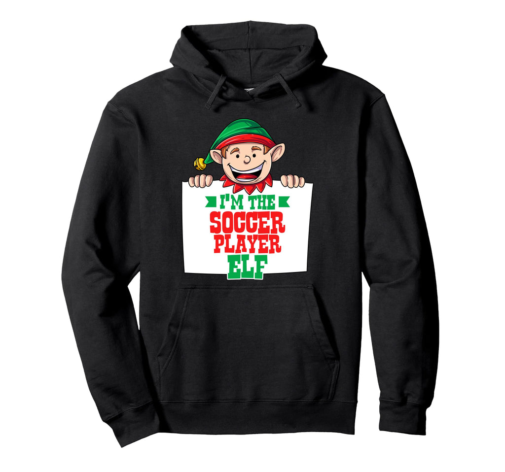 Im Soccer Player Elf Male Elf Family Hoodie - Novelty Apparel Unisex - T-Shirt, Sweatshirt, Hoodie