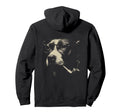 Pitbull Smoking Pipe Sunglasses Grunge Meme Hoodie - Unique Graphic Unisex - T-Shirt, Sweatshirt, Hoodie