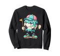 Soccer Drip Ice Cream Dripping Sweatshirt - Novelty Apparel Men Women - T-Shirt, Sweatshirt, Hoodie