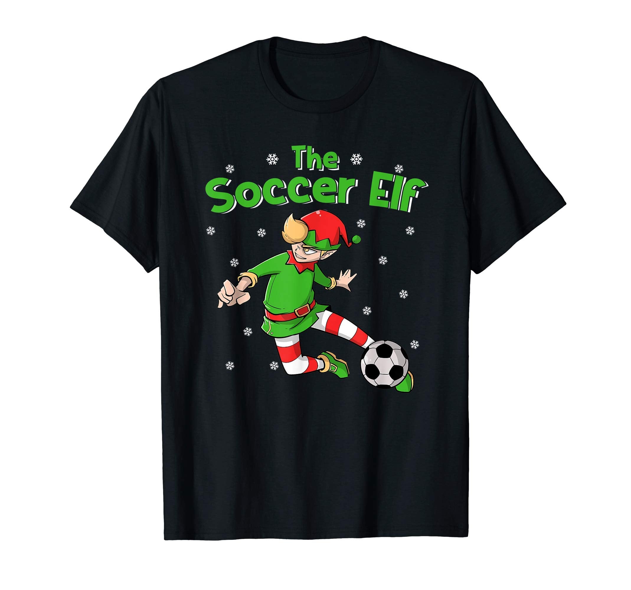 Soccer Elf Soccer Player Soccer Fan T-Shirt - Custom Art Print for Adults - T-Shirt, Sweatshirt, Hoodie