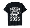 Senior Mom Class 2026 Coquette Bow T-Shirt - Unique Graphic for Adults - T-Shirt, Sweatshirt, Hoodie