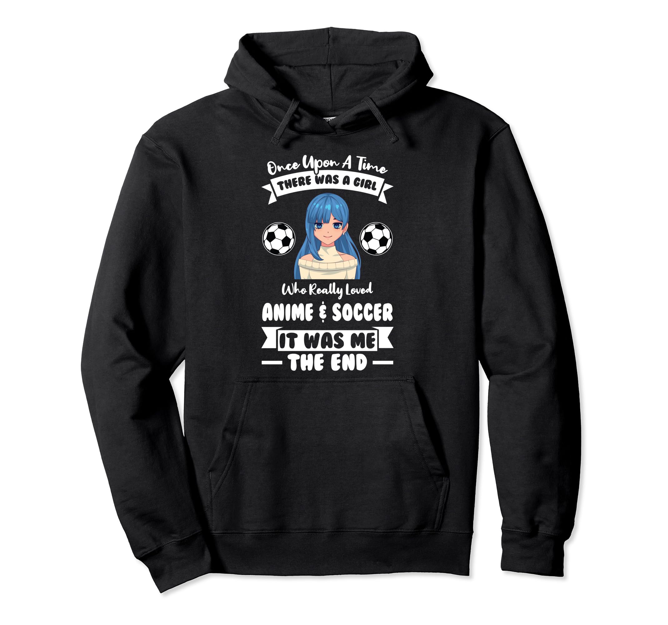 There Was Who Really Loved Anime Hoodie - Custom Art Print Men Women - T-Shirt, Sweatshirt, Hoodie