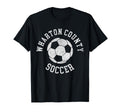 Wharton County Soccer Distressed 90S T-Shirt - Fun Novelty Design Unisex - T-Shirt, Sweatshirt, Hoodie