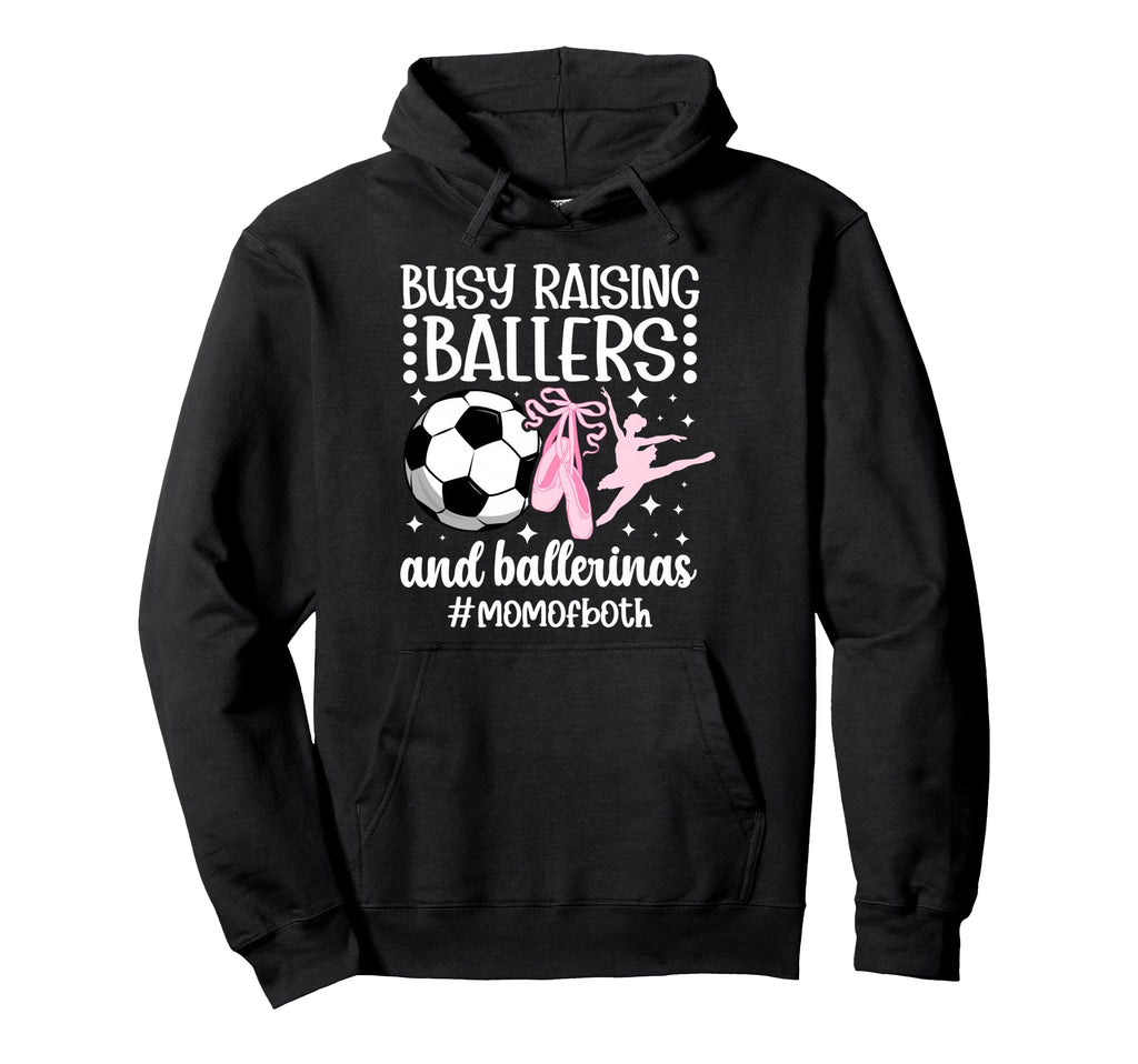 Mom Both Dance And Soccer Mom Dancing Hoodie - Trendy Graphic for Adults - T-Shirt, Sweatshirt, Hoodie