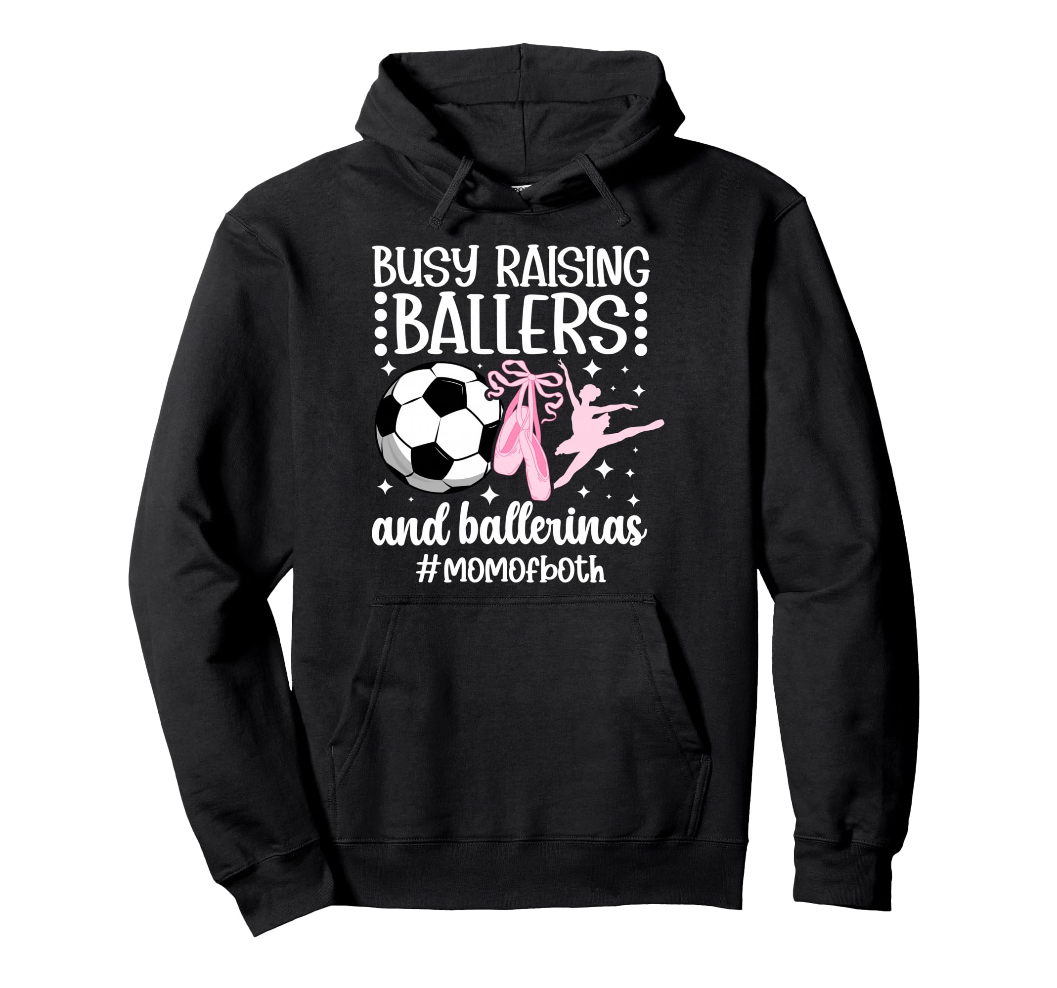 Mom Both Dance And Soccer Mom Dancing Hoodie - Trendy Graphic for Adults - T-Shirt, Sweatshirt, Hoodie