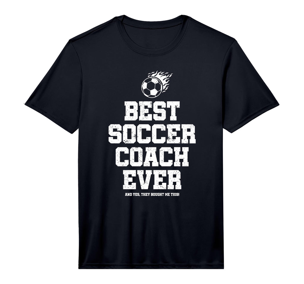 Mens Best Soccer Coach Ever Performance T-Shirt - Unique Graphic Men Women - T-Shirt, Sweatshirt, Hoodie