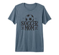 Soccer Mom Tri Blend T-Shirt - Graphic Print Unisex - T-Shirt, Sweatshirt, Hoodie