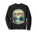 Olympic National Park Compass And Sweatshirt - Aesthetic Graphic Unisex - T-Shirt, Sweatshirt, Hoodie