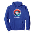 American Flag Soccer Team Soccer 2028 Hoodie - Minimalist Print for Adults - T-Shirt, Sweatshirt, Hoodie
