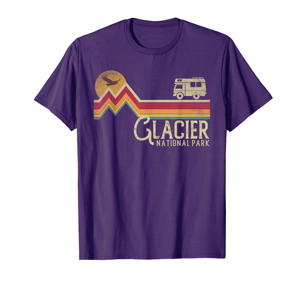 Glacier National Park Mountain Montana T-Shirt - Novelty Apparel for Adults - T-Shirt, Sweatshirt, Hoodie