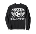 Soccer Grammy Hearts Grammy Sweatshirt - Fun Novelty Design for Adults - T-Shirt, Sweatshirt, Hoodie