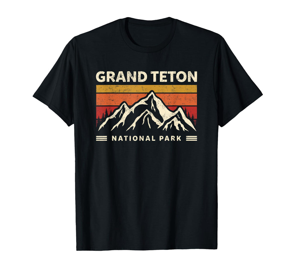 Grand Teton National Park Wyoming T-Shirt - Custom Art Print Men Women - T-Shirt, Sweatshirt, Hoodie