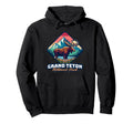 Grand Teton Forest National Park Moose Hoodie - Novelty Apparel Unisex - T-Shirt, Sweatshirt, Hoodie