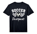 Soccer Pawpaw Matching Family T-Shirt - Casual Everyday Wear for Adults - T-Shirt, Sweatshirt, Hoodie