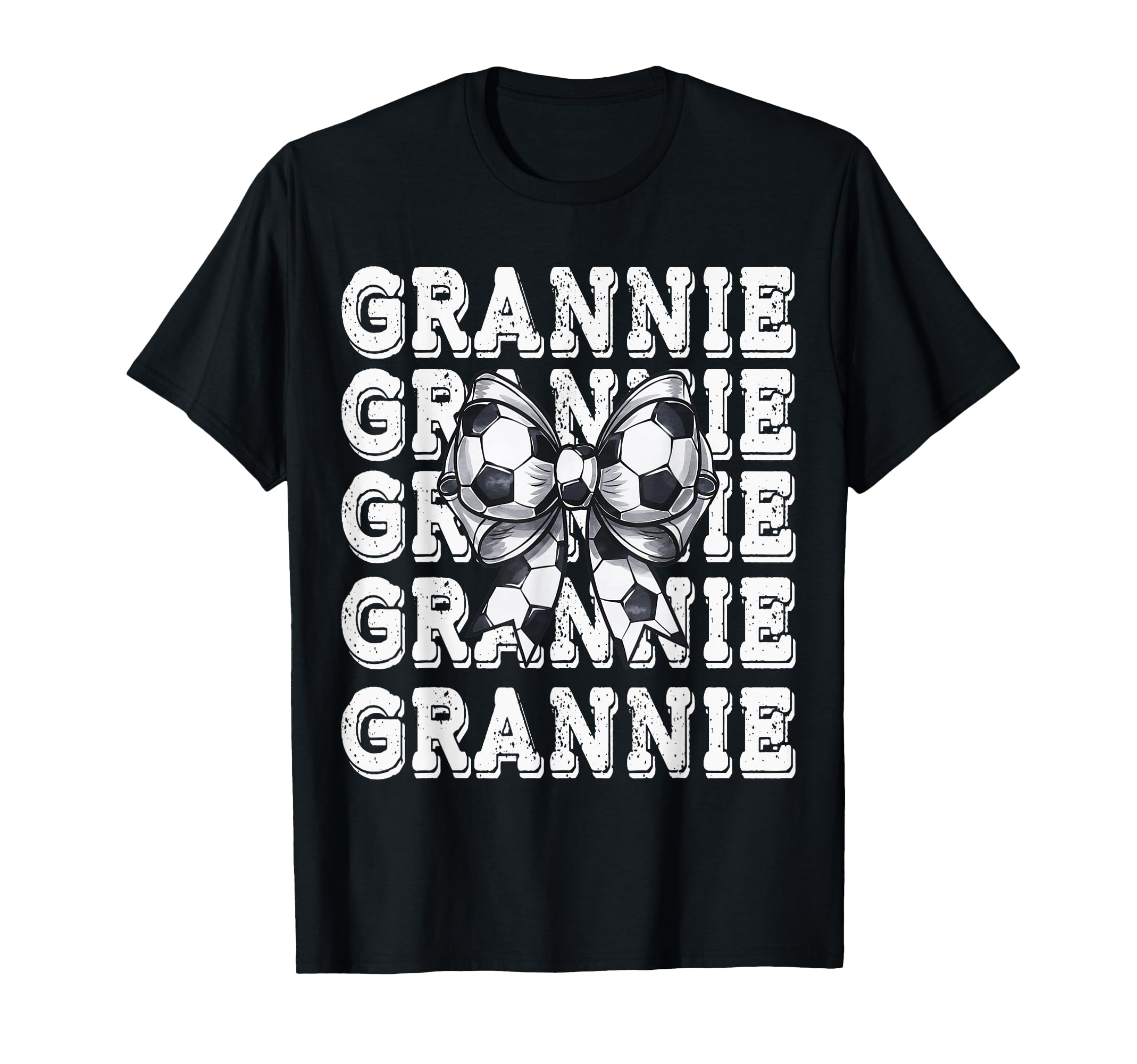 Coquette Soccer Grannie Matching Family Bow T-Shirt - Graphic Print Unisex - T-Shirt, Sweatshirt, Hoodie