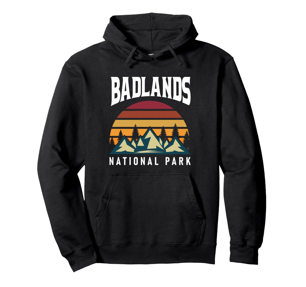 Badlands National Park Mountain Landscape Hoodie - Custom Art Print Unisex - T-Shirt, Sweatshirt, Hoodie