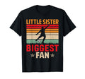 Little Sister Biggest Fan Soccer T-Shirt - Trendy Graphic for Adults - T-Shirt, Sweatshirt, Hoodie