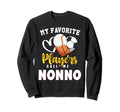Nonno My Favorite Baseball Soccer Sweatshirt - Custom Art Print Unisex - T-Shirt, Sweatshirt, Hoodie
