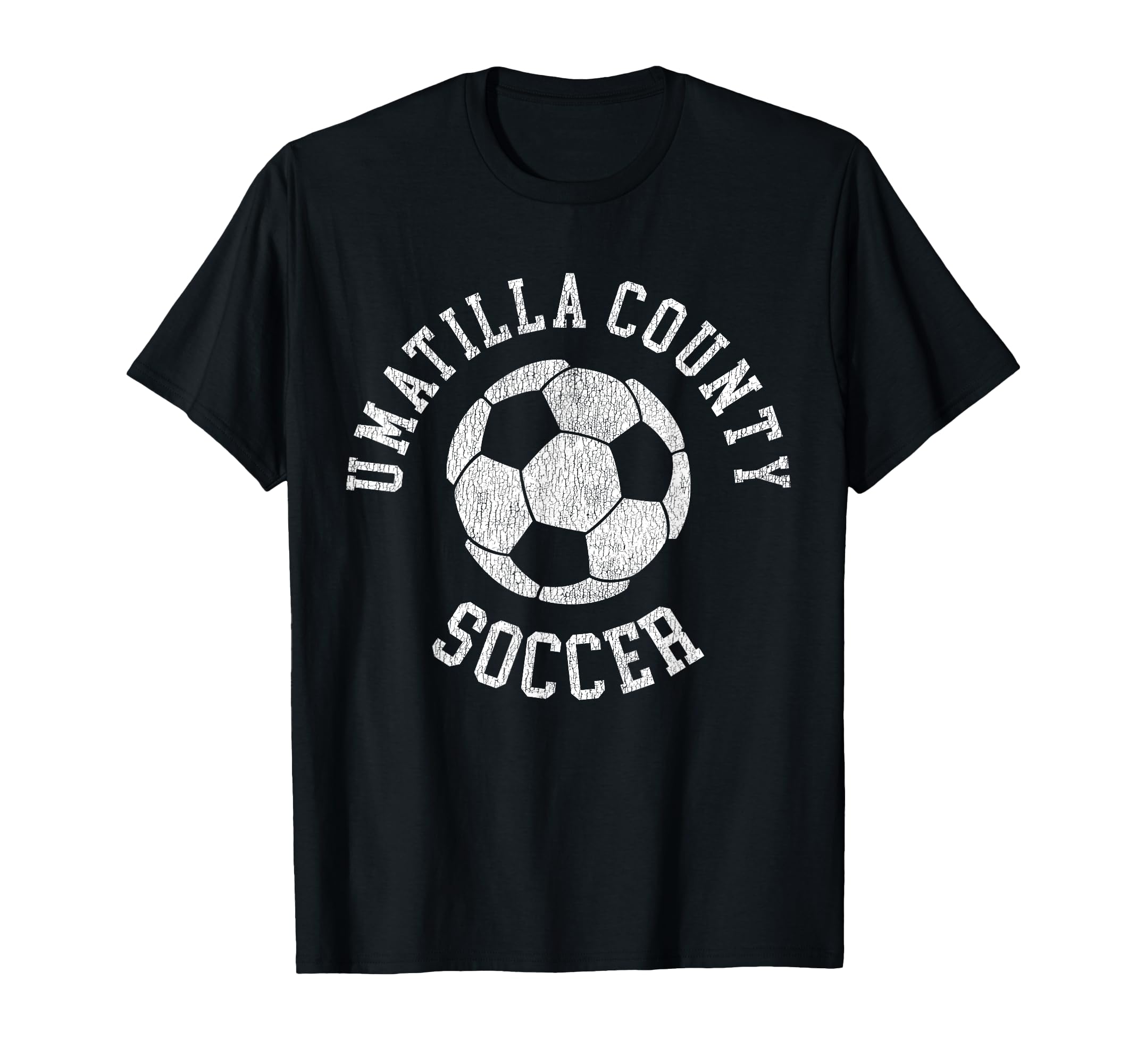 Umatilla County Soccer Distressed 90S T-Shirt - Streetwear Style Unisex - T-Shirt, Sweatshirt, Hoodie