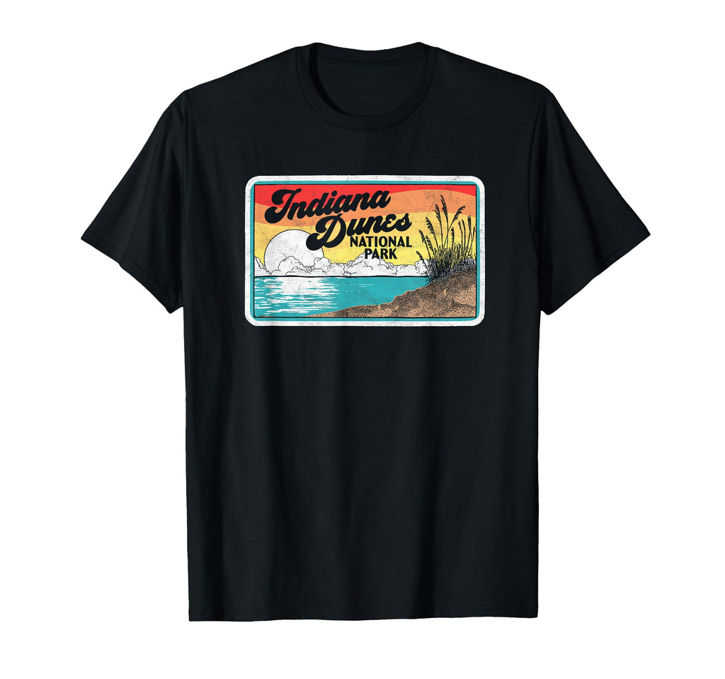 Indiana Dunes National Park 80S T-Shirt - Casual Everyday Wear Men Women - T-Shirt, Sweatshirt, Hoodie