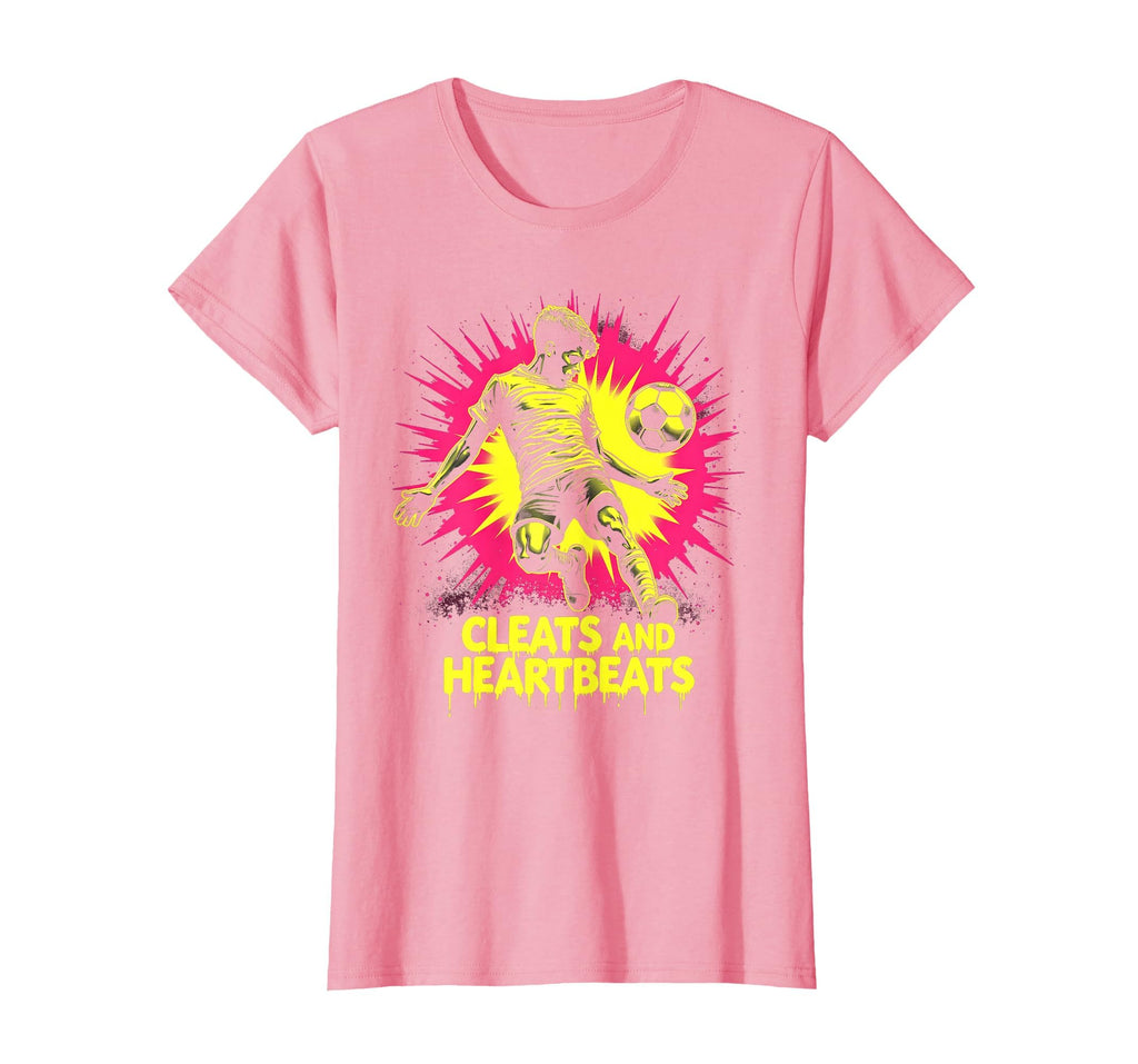 Cleats And Heartbeats Soccer Lover T-Shirt - Fun Novelty Design Unisex - T-Shirt, Sweatshirt, Hoodie