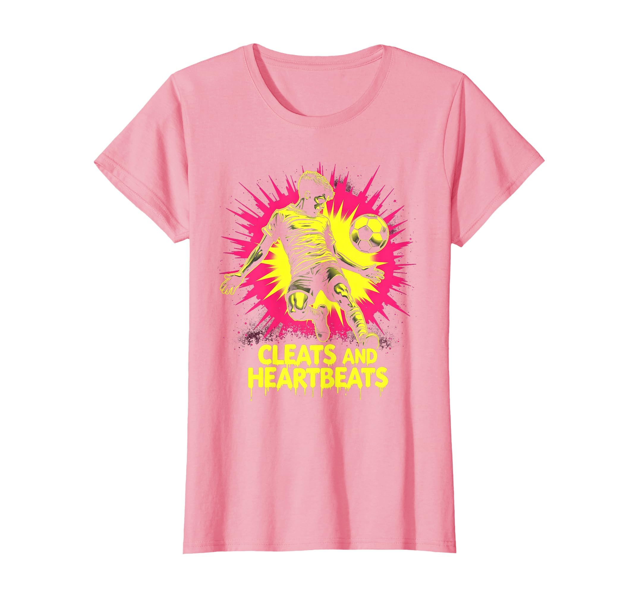 Cleats And Heartbeats Soccer Lover T-Shirt - Fun Novelty Design Unisex - T-Shirt, Sweatshirt, Hoodie