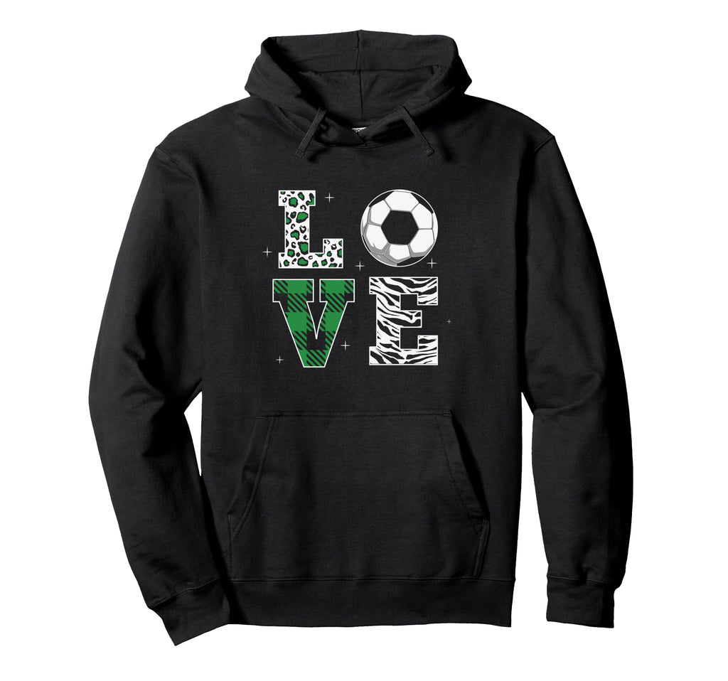 Love Soccer Sports Player Team Game Hoodie - Minimalist Print for Adults - T-Shirt, Sweatshirt, Hoodie