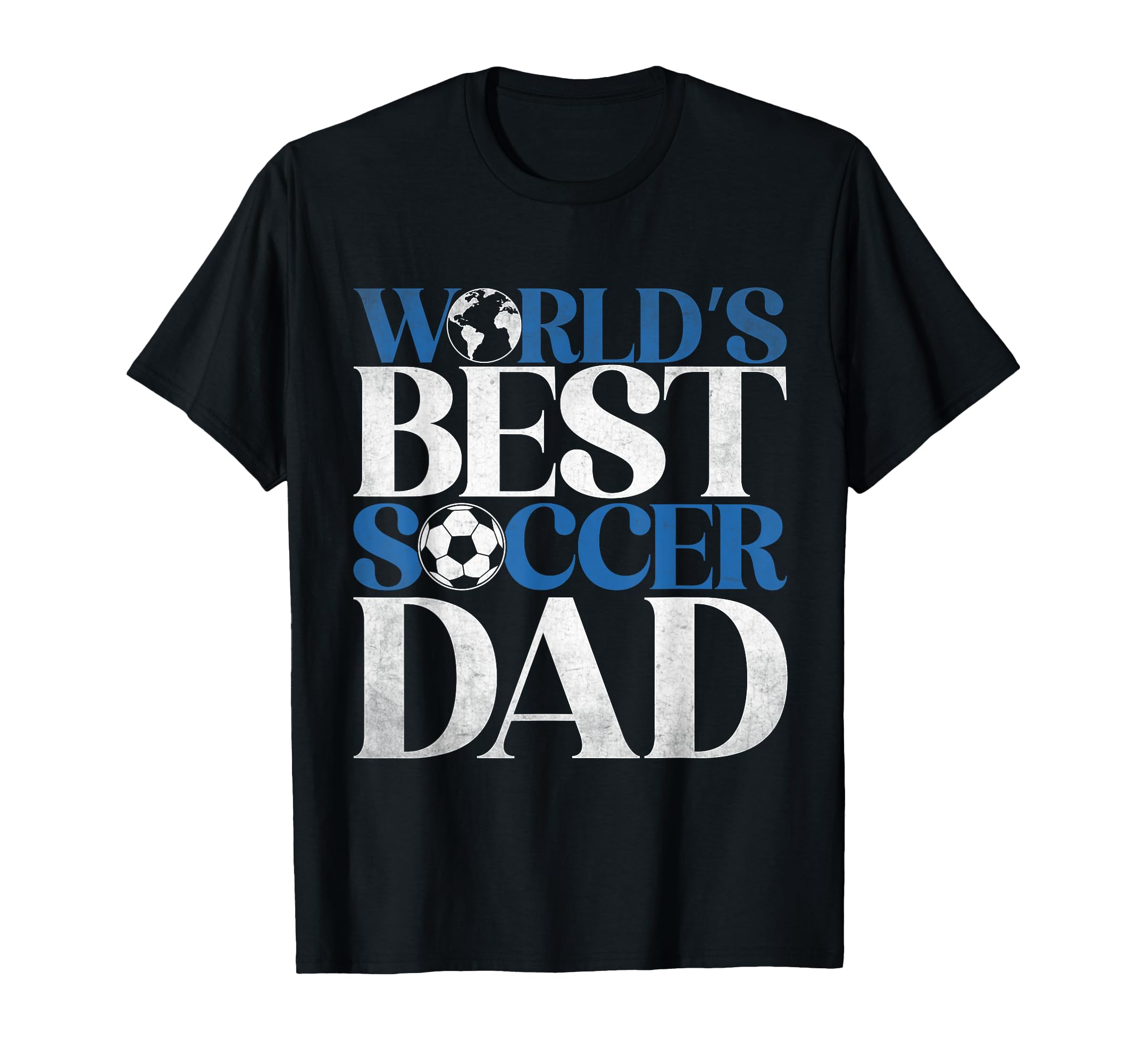 Worlds Best Soccer Dad T-Shirt - Custom Art Print for Adults - T-Shirt, Sweatshirt, Hoodie