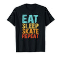 Eat Sleep Skate Repeat Roller Skate T-Shirt - Aesthetic Graphic for Adults - T-Shirt, Sweatshirt, Hoodie