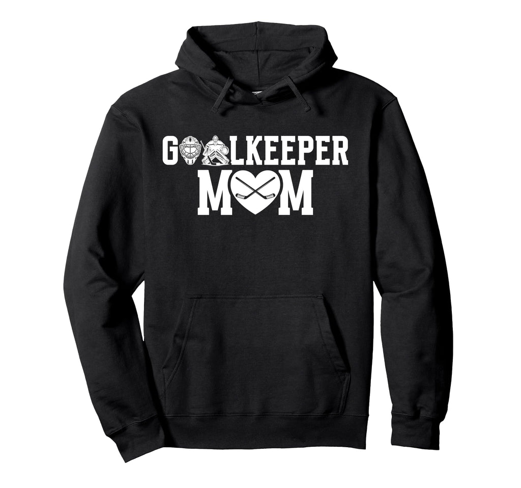 Ice Hockey Goalkeeper Mom Hockey Keeper Hoodie - Graphic Print Men Women - T-Shirt, Sweatshirt, Hoodie
