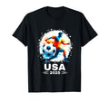 Soccer Ball Soccer Ball Flag 2025 T-Shirt - Casual Everyday Wear Unisex - T-Shirt, Sweatshirt, Hoodie
