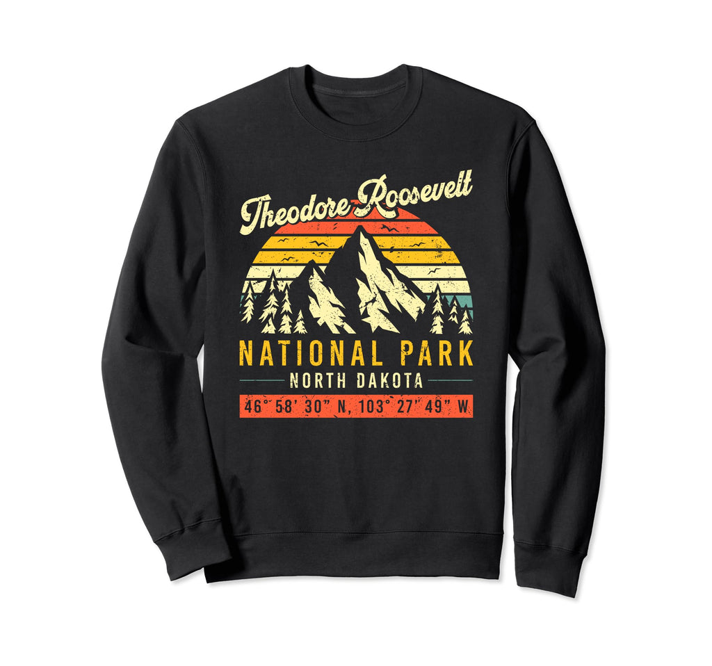Theodore Roosevelt North Dakota Sweatshirt - Minimalist Print Unisex - T-Shirt, Sweatshirt, Hoodie