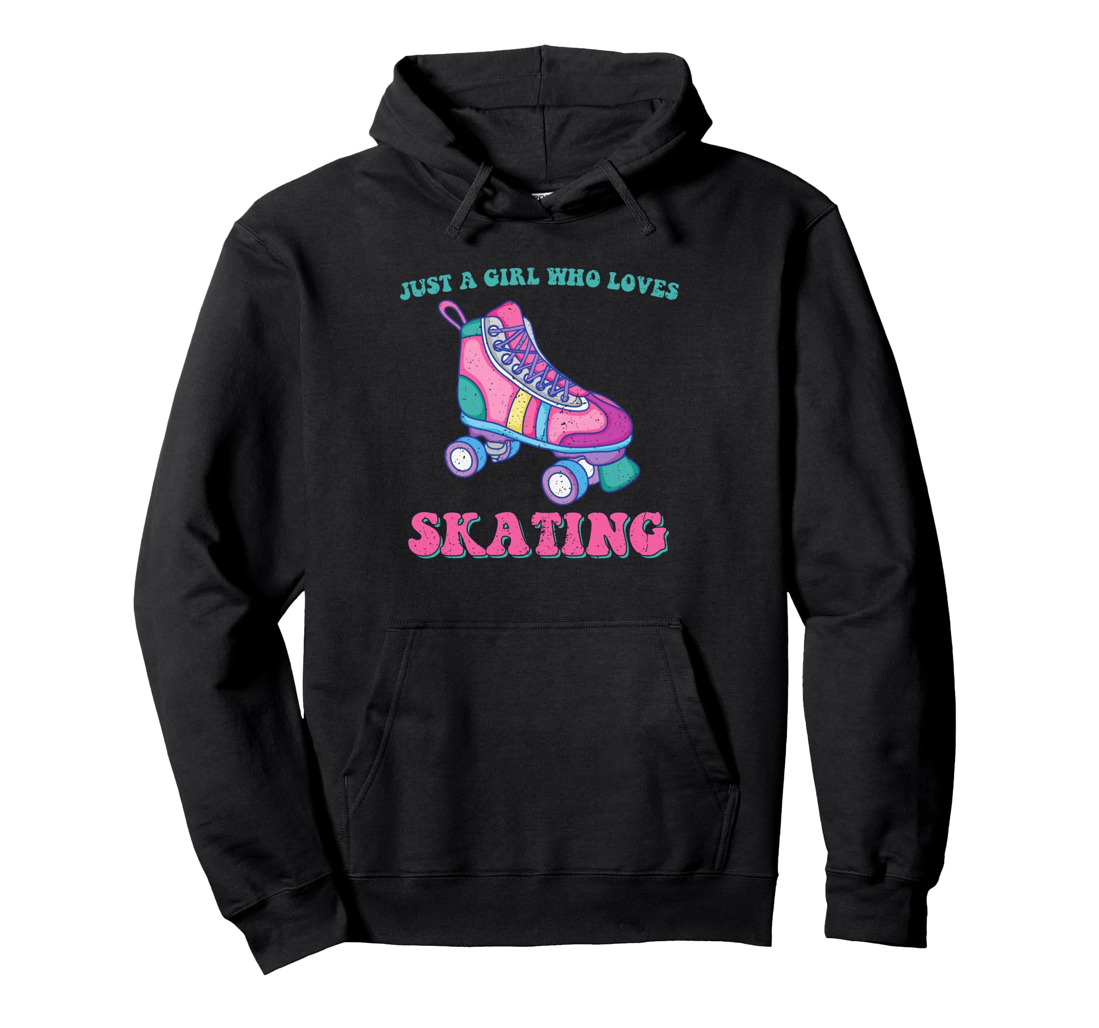 Roller Skate Just Who Loves Roller Hoodie - Unique Graphic Men Women - T-Shirt, Sweatshirt, Hoodie