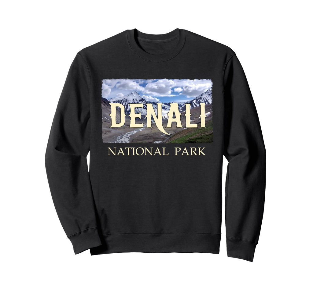 Denali Alaska National Park Sweatshirt - Aesthetic Graphic for Adults - T-Shirt, Sweatshirt, Hoodie