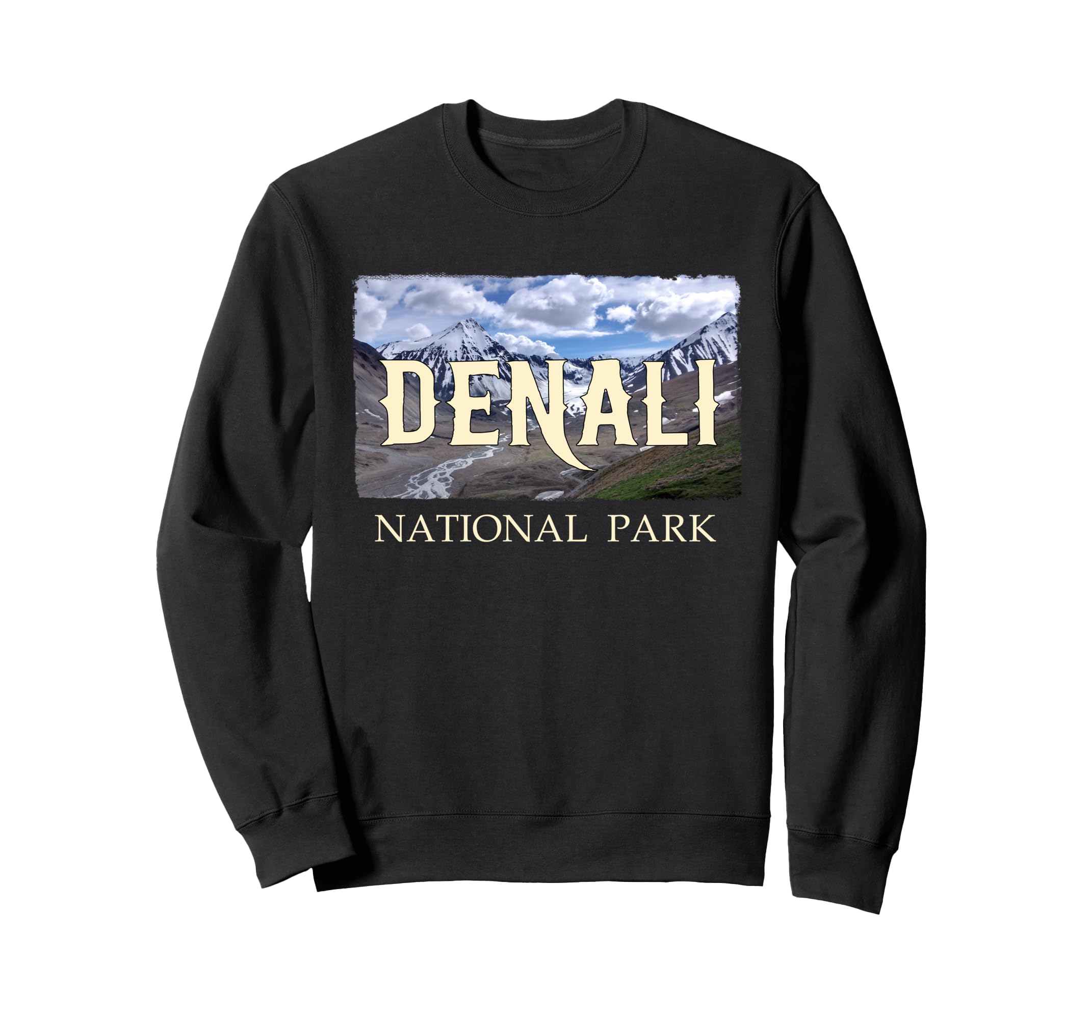 Denali Alaska National Park Sweatshirt - Aesthetic Graphic for Adults - T-Shirt, Sweatshirt, Hoodie