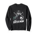 Soccer Mom Skeletton Halloween Sweatshirt - Unique Graphic Men Women - T-Shirt, Sweatshirt, Hoodie