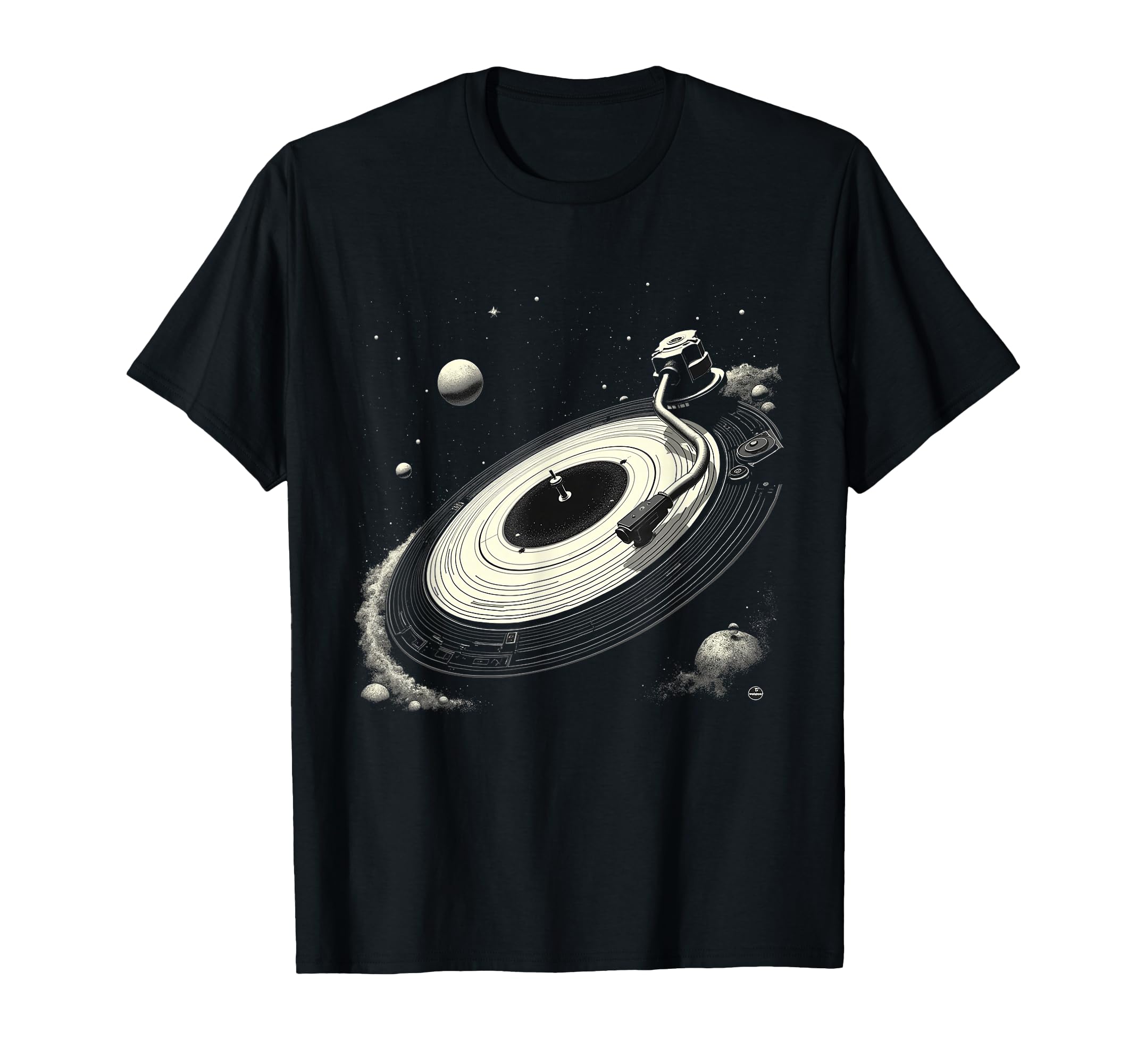 Space Dj Shirts Solar System Vinyl T-Shirt - Novelty Apparel Men Women - T-Shirt, Sweatshirt, Hoodie