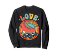 Roller Skating Skater Love Skate Sweatshirt - Minimalist Print Men Women - T-Shirt, Sweatshirt, Hoodie