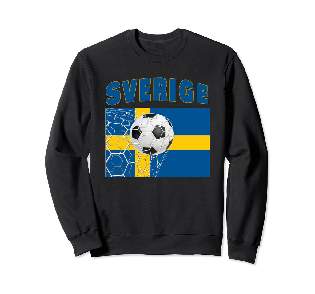 Sverige Sweden Fotboll Football Sweatshirt - Aesthetic Graphic Men Women - T-Shirt, Sweatshirt, Hoodie