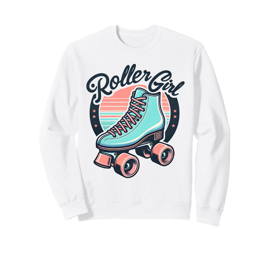 Roller 80S 90S Skates Skating Sweatshirt - Streetwear Style for Adults - T-Shirt, Sweatshirt, Hoodie