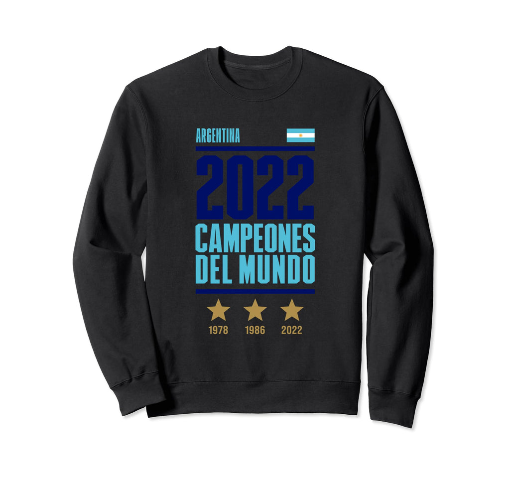 Argentina World Champion 2022 Sweatshirt - Custom Art Print for Adults - T-Shirt, Sweatshirt, Hoodie
